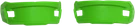 Cycra Fork Protector Pads Stadium Plates Green 1CYC-0012-72. Fixed Price $8.39.