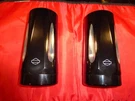 Harley Davidson Black Upper Fork Slider Covers Oem. Fixed Price $95.00.