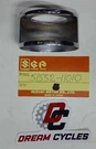 Nos Suzuki T20 T500 Fork Trim Cover, Outer Tube Protector Genuine 51552-11010. Fixed Price $56.89.