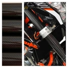 Fork Skins Decals Covers Glossy Carbon Fiber Stickers Yamaha FZ09 FZ07 MT09 MT07. Fixed Price $27.20.