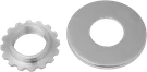 Drag Specialties Chrome Steering Stem Nut Fits 49-14 Harley Fl Fxst Fxdwg. Fixed Price $25.63.