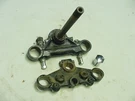 Triumph Bsa 1971 72 A65 T120 TR6 Triple Clamp Set Part # 97-4038 & 97-4036 Strig. Fixed Price $70.00.