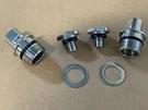 Big Dog Motorcycles 41MM Chrome Fork Tube Plug Set W/ Cap Washer Gaskets Harley. Fixed Price $49.99.