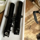 G583-G-R & Fork Tubes Showa Gloss Black Harley Davidson. Fixed Price $239.99.