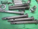 Harley Davidson Big Twin Used Oem Chrome Fork Tube Tops & Inner Dampner Assembly. Fixed Price $50.96.