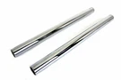 Chrome Fork Tube Set 2 Over Stock Harley Davidson By V-twin. Fixed Price $187.40.