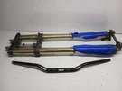 2014 Yamaha YZ250F Front Suspension Forks Shocks Triple Clamp Handlebars. Fixed Price $689.96.