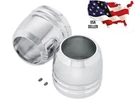 Chrome 46889-06 Billet Front Fork Slider Dust Covers Harley Dyna Street Fat Bob. Fixed Price $34.98.