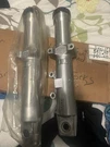 Showa G593- Harley Fork Sliders Set Right Left Chrome Motorcycle. Fixed Price $125.00.