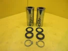 Oem 04 Kawasaki Vulcan 2000 Chrome Front Fork Upper Cover Top Guard Shield Pair. Fixed Price $47.49.