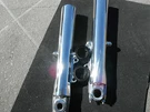 Harley Front Forks Lower Tube Sliders Legs 2000-2013 Polished No Exchange. Fixed Price $279.00.