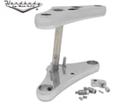 Chrome Billet Smooth Triple Tree Harley Degree Rake For Chopper 36217. Fixed Price $527.25.