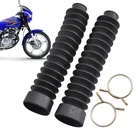 2X Rubber Motorcycle Front Fork Dust Cover Gaiters Gaitors Boots Shock Absorber. Fixed Price $16.49.