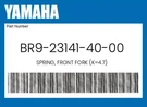 Yamaha Genuine Spring, Front Fork (K=4.7) BR9-23141-40-00. Fixed Price $95.22.