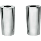 Drag Specialties Chrome +4" Smooth Fork Slider Covers Boots Harley. Fixed Price $136.91.
