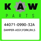 44071-0990-32A Kawasaki Damper-assy,fork,rh,s 44071099032A, New Genuine Oem Part. Fixed Price $827.51.