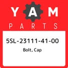5SL-23111-41-00 Yamaha Bolt, Cap 5SL231114100, New Genuine Oem Part. Fixed Price $356.68.