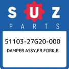 51103-27G20-000 Suzuki Damper Assy,fr Fork,r 5110327G20000, New Genuine Oem Part. Fixed Price $1123.47.