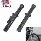 Pair Lower Fork Sliders Black Harley Sportster XL1200T XL883L 2014-2020. Fixed Price $189.08.