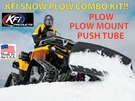 Kfi Snow Kit Arctic '14-'17 Wildcat Trail 54" Plow/plow Mount/push Tube. Fixed Price $678.85.