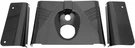 Drag Specialties 3-PIECE Ribbed Fork Tins Gloss Black Harley Davidson. Fixed Price $114.44.