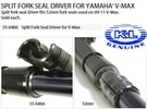 Kl Supply Yamaha V-max 2009 2011 Split Fork Driver Kit 52MM Seals. Fixed Price $117.20.