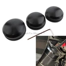 3PCS Aluminum Upper Fork Stem Nut Covers Caps Harley Softail Sportster Dyna. Fixed Price $20.99.