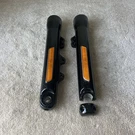 Harley Davidson Dyna Gloss Black Showa 49MM Fork Leg Sliders 45400034 45400033. Fixed Price $174.99.