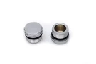 Chrome Top Fork Tube Plugs Without Hole Harley Evo Twin Cam V-rod Xl Fxr Fxd. Fixed Price $33.10.
