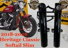 Oem Genuine Harley 2026 Heritage Deluxe Softail Fat Boy Fork Lower Slider Covers. Fixed Price $399.95.