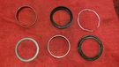 KX250F Kawasaki 2015 Fork Left Snap Ring, Washer, Bushing. Fixed Price $8.55.