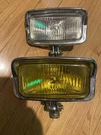 Harley Davidson Chopper Headlights And Stainless Steel Mount Sportster 39MM Fork. Fixed Price $100.00.