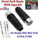 Rubber Front Fork Boots & Cap Kit Honda Z50A Mini Trail CT70 51505-064-010B. Fixed Price $22.99.