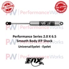 Fox Performance Series 2.0 6.5 Smooth Body Ifp Mono-tube Shock Universal Fit. Fixed Price $240.09.