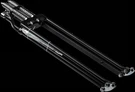 Harddrive Tapered Leg Springer Forks - +8IN. Black Motorcycle Street Bike. Fixed Price $870.26.