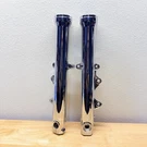 Harley Fork Legs Dyna Fxr Sportster Dual Disc Chrome 1990 -99 Outright Oem. Fixed Price $995.00.