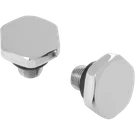Drag Specialties 49-77 W/glide Upper Fork Caps (pr) DS-222787. Fixed Price $20.24.