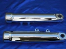 Harley Chrome Fork Slider Legs 2008 Fxcw/c Models And Later **exchange Sale**. Fixed Price $295.00.