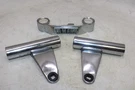 1980 Yamaha XS850 Oem Front Fork Covers Brackets. Fixed Price $31.50.