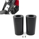 6.5" Fork Slider Covers Cowbell Harley Touring Fl 1984-2013 2012 2011 Black. Fixed Price $39.58.