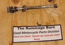 Front Axle With Spacers -------- 1974 Kawasaki MC1M 90CC. Fixed Price $7.95.