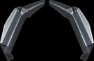 Kuryakyn Adjustable Fork Fairing Wind Deflectors Honda Goldwing 1800 18-21. Fixed Price $289.99.
