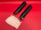 2007 04-14 CRF450 Oem Right Radiator Grill & Front Fork Guards Protector Plastic. Fixed Price $22.99.