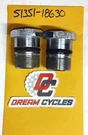 Nos Genuine Suzuki T350 T305 Fork Fitting Bolt Set 1970-72 51351-18630 Oem. Fixed Price $67.89.