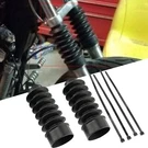 39MM Motorcycle Rubber Fork Cover Gaiters Gators Boots Harley Sportster Dyna. Fixed Price $22.40.