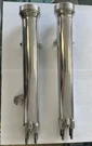 Triumph Polished Lower Fork Legs 1971- 1972 650 Used Original Pair. Fixed Price $199.99.