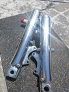 Harley Flhs Road King Polished Touring Front End Fork Legs Sliders 1985-1999. Fixed Price $375.00.