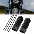 Fork Cover Front Gaiters Gators Shock Boots Harley Sportster Xl Dyna Rubber. Fixed Price $24.99.
