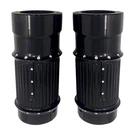 Covingtons Dimpled Fork Bellows Black Motorcycle Street Bike C1116-B 0411-0245. Fixed Price $226.14.
