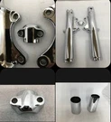 Harley Chrome Touring Road King Flht Flhs Fork Legs Cover 1985 -99 Exchange. Fixed Price $550.00.